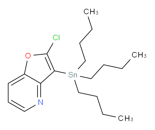 2-chloro-3-(tributylstannyl)furo[3,2-b]pyridine