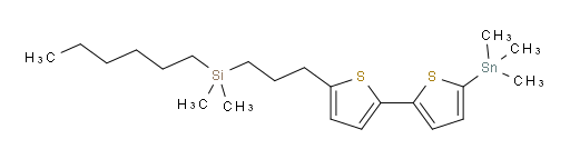 hexyldimethyl(3-(5'-(trimethylstannyl)-[2,2'-bithiophen]-5-yl)propyl)silane