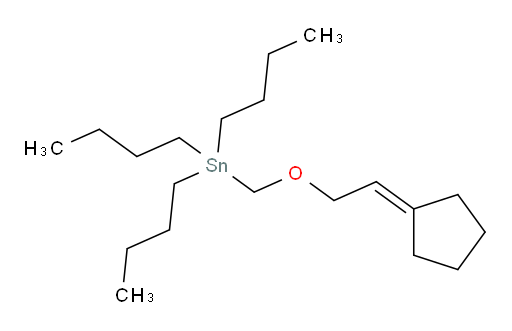 tributyl((2-cyclopentylideneethoxy)methyl)stannane