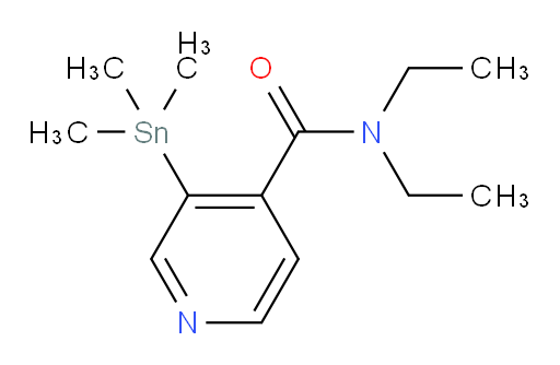 N,N-diethyl-3-(trimethylstannyl)isonicotinamide