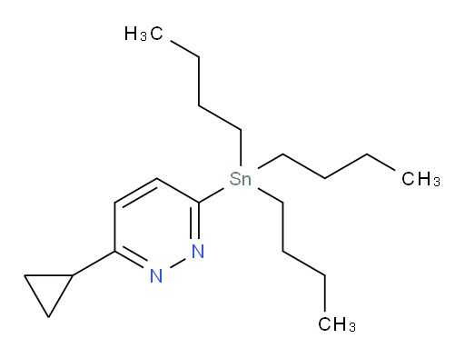 3-cyclopropyl-6-(tributylstannyl)pyridazine