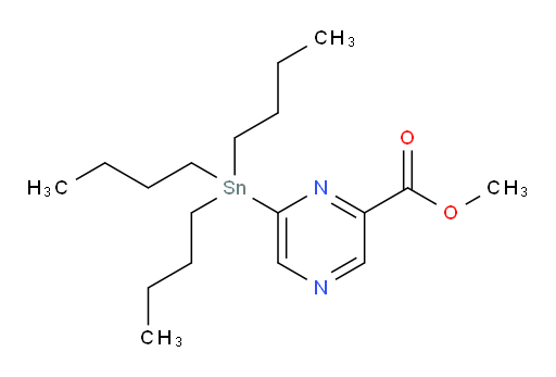 methyl 6-(tributylstannyl)pyrazine-2-carboxylate