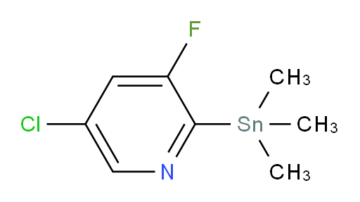5-chloro-3-fluoro-2-(trimethylstannyl)pyridine
