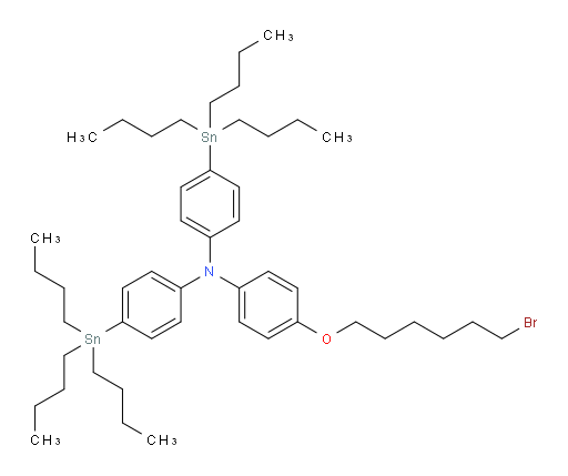 4-((6-bromohexyl)oxy)-N,N-bis(4-(tributylstannyl)phenyl)aniline