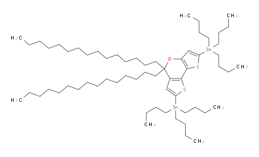 (5,5-dipentadecyl-5H-dithieno[3,2-b:2',3'-d]pyran-2,7-diyl)bis(tributylstannane)