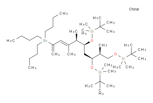 (5S,7S,8S)-7-((tert-butyldimethylsilyl)oxy)-2,2,3,3,8,11,11,12,12-nonamethyl-5-((R,E)-3-methyl-5-(tributylstannyl)hexa-3,5-dien-2-yl)-4,10-dioxa-3,11-disilatridecane