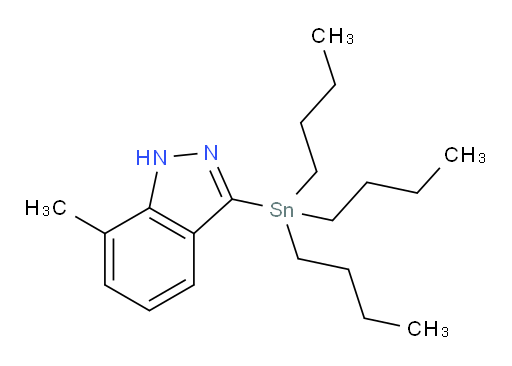 7-methyl-3-(tributylstannyl)-1H-indazole