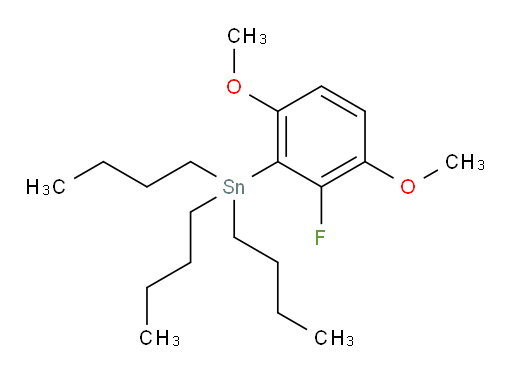 tributyl(2-fluoro-3,6-dimethoxyphenyl)stannane