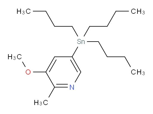 3-methoxy-2-methyl-5-(tributylstannyl)pyridine