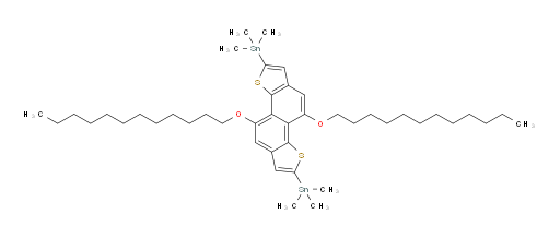 (4,9-bis(dodecyloxy)naphtho[1,2-b:5,6-b']dithiophene-2,7-diyl)bis(trimethylstannane)