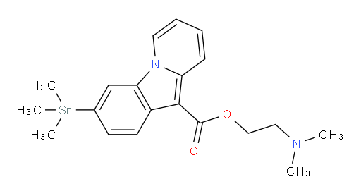 2-(dimethylamino)ethyl 3-(trimethylstannyl)pyrido[1,2-a]indole-10-carboxylate