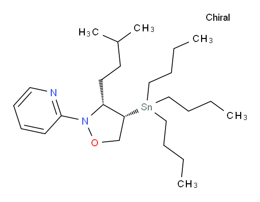 (3R,4S)-3-isopentyl-2-(pyridin-2-yl)-4-(tributylstannyl)isoxazolidine
