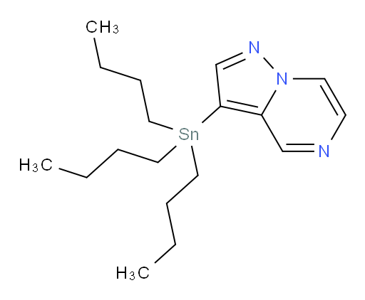 3-(三丁基锡基)吡唑并[1,5-a]吡嗪