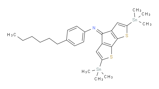 N-(2,6-bis(trimethylstannyl)-4H-cyclopenta[1,2-b:5,4-b']dithiophen-4-ylidene)-4-hexylaniline