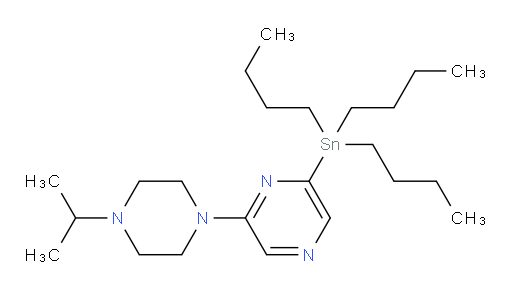 2-(4-isopropylpiperazin-1-yl)-6-(tributylstannyl)pyrazine