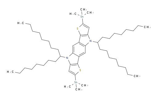 4,9-di(heptadecan-9-yl)-2,7-bis(trimethylstannyl)-4,9-dihydrothieno[2',3':4,5]pyrrolo[2,3-f]thieno[3,2-b]indole