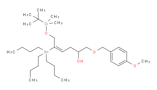 (E)-6-((tert-butyldimethylsilyl)oxy)-1-((4-methoxybenzyl)oxy)-5-(tributylstannyl)hex-4-en-2-ol