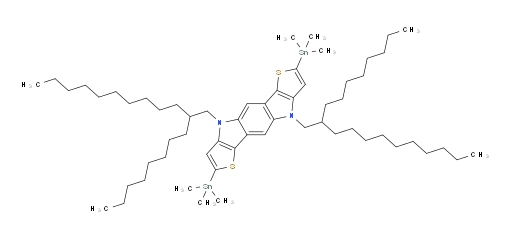 4,9-bis(2-octyldodecyl)-2,7-bis(trimethylstannyl)-4,9-dihydrothieno[2',3':4,5]pyrrolo[2,3-f]thieno[3,2-b]indole
