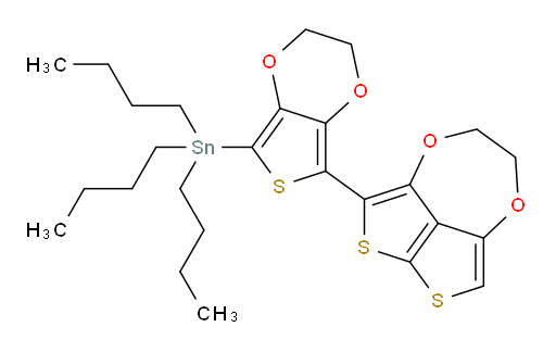 tributyl(7-(6,7-dihydro-5,8-dioxa-2,3-dithiacyclopenta[cd]azulen-1-yl)-2,3-dihydrothieno[3,4-b][1,4]dioxin-5-yl)stannane