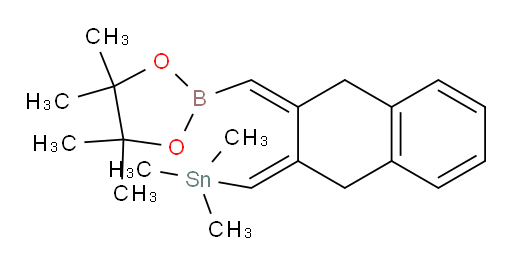 三甲基((Z)-((Z)-3-((4,4,5,5-四甲基-1,3,2-二氧杂环己硼烷-2-基)亚甲基)-3,4-二氢萘-2(1H)-亚基)甲基)锡烷
