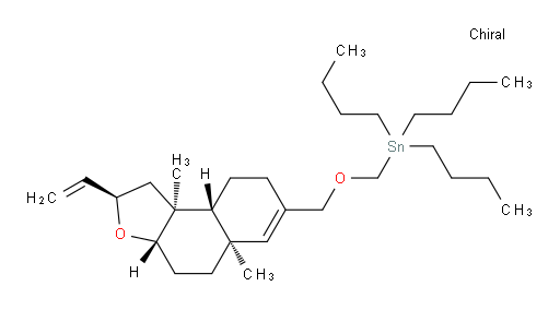 三丁基((((2R,3aS,5aR,9aR,9bS)-5a,9b-二甲基-2-乙烯基-1,2,3a,4,5,5a,8,9,9a,9b-十氢萘并[2,1-b]呋喃-7-基)甲氧基)甲基)锡烷