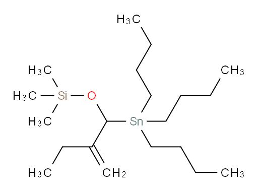 trimethyl(2-methylene-1-(tributylstannyl)butoxy)silane