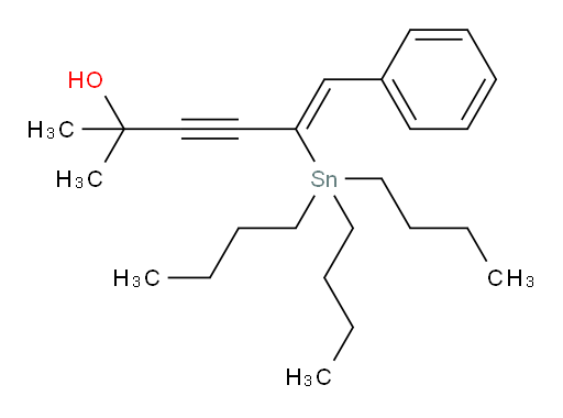 (Z)-2-methyl-6-phenyl-5-(tributylstannyl)hex-5-en-3-yn-2-ol