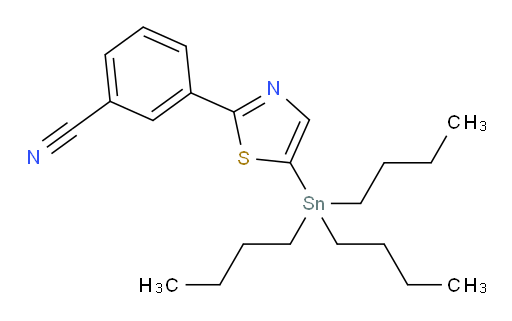 3-(5-(tributylstannyl)thiazol-2-yl)benzonitrile