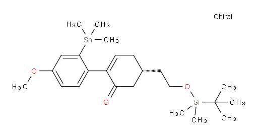 (R)-4-(2-((tert-butyldimethylsilyl)oxy)ethyl)-4'-methoxy-2'-(trimethylstannyl)-4,5-dihydro-[1,1'-biphenyl]-2(3H)-one