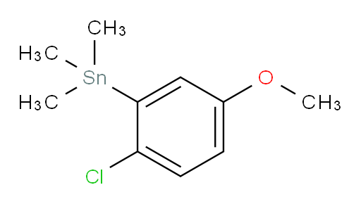 (2-chloro-5-methoxyphenyl)trimethylstannane