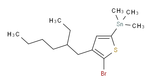 (5-bromo-4-(2-ethylhexyl)thiophen-2-yl)trimethylstannane