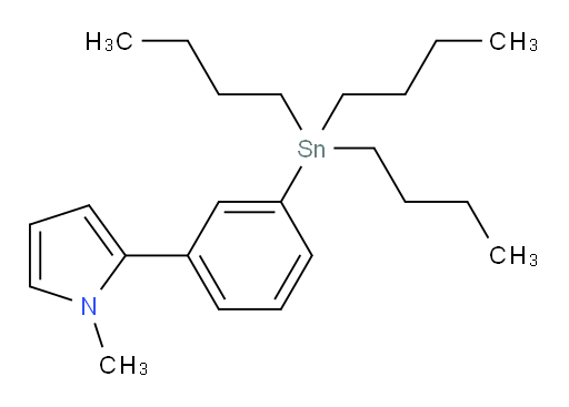 1-methyl-2-(3-(tributylstannyl)phenyl)-1H-pyrrole
