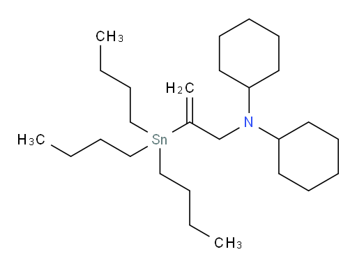 N-cyclohexyl-N-(2-(tributylstannyl)allyl)cyclohexanamine
