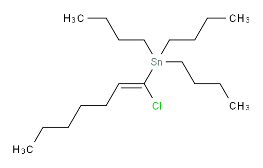 (E)-tributyl(1-chlorohept-1-en-1-yl)stannane