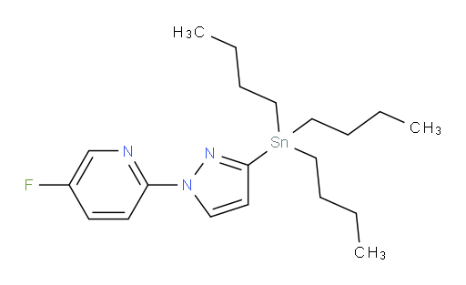 5-氟-2-(3-(三丁基锡基)-1H-吡唑-1-基)吡啶