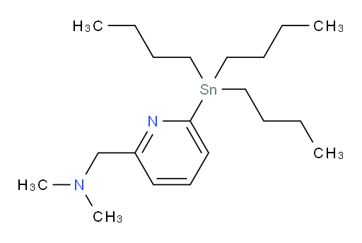 N,N-dimethyl-1-(6-(tributylstannyl)pyridin-2-yl)methanamine