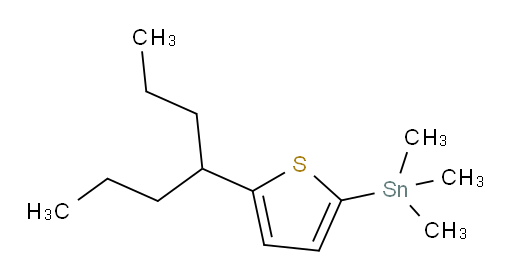 (5-(庚-4-基)噻吩-2-基)三甲基锡烷