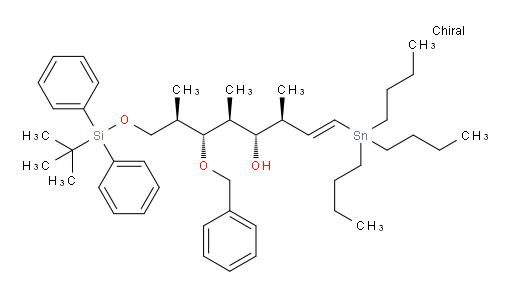 (3S,4S,5S,6R,7R,E)-6-(benzyloxy)-8-((tert-butyldiphenylsilyl)oxy)-3,5,7-trimethyl-1-(tributylstannyl)oct-1-en-4-ol