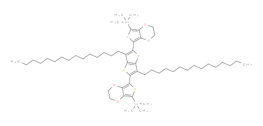 (7,7'-(3,6-dipentadecylthieno[3,2-b]thiophene-2,5-diyl)bis(2,3-dihydrothieno[3,4-b][1,4]dioxine-7,5-diyl))bis(trimethylstannane)