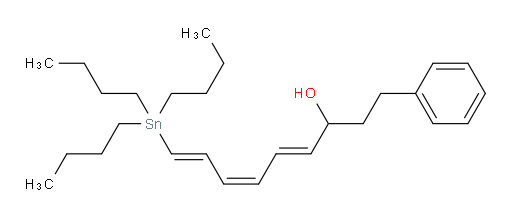 (4E,6Z,8E)-1-phenyl-9-(tributylstannyl)nona-4,6,8-trien-3-ol