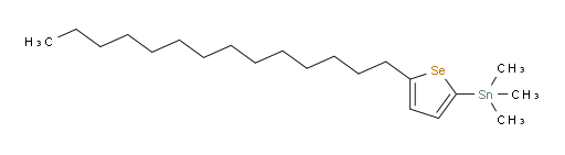 trimethyl(5-tetradecylselenophen-2-yl)stannane