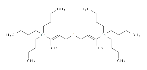 bis((E)-3-(tributylstannyl)but-2-en-1-yl)sulfane