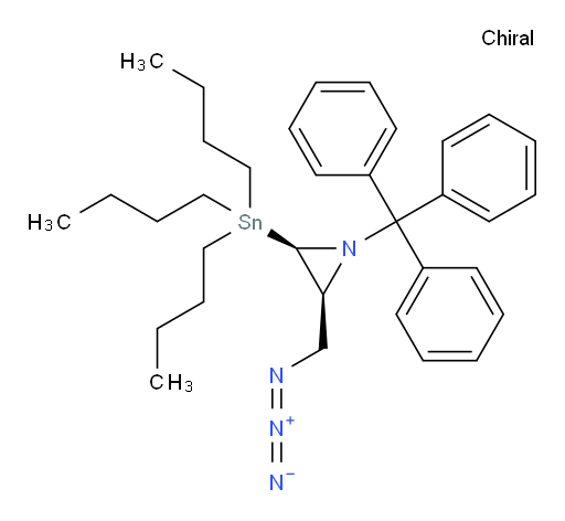 (2S,3R)-2-(叠氮基甲基)-3-(三丁基锡基)-1-三苯甲基氮丙啶