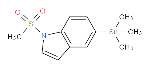 1-(methylsulfonyl)-5-(trimethylstannyl)-1H-indole