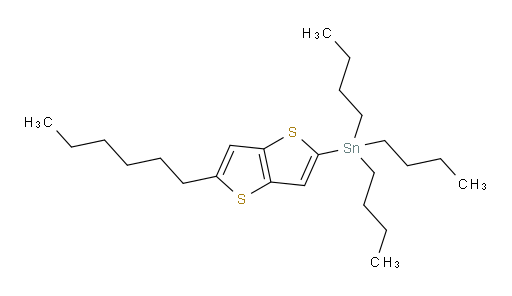 三丁基(5-己基噻吩并[3,2-b]噻吩-2-基)锡烷