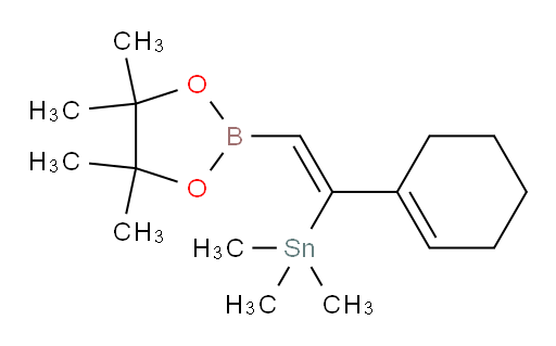 (Z)-(1-(cyclohex-1-en-1-yl)-2-(4,4,5,5-tetramethyl-1,3,2-dioxaborolan-2-yl)vinyl)trimethylstannane