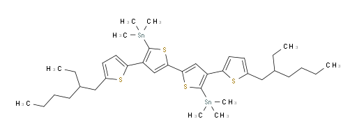 (5,5'''-bis(2-ethylhexyl)-[2,3':5',2'':4'',2'''-quaterthiophene]-2',5''-diyl)bis(trimethylstannane)