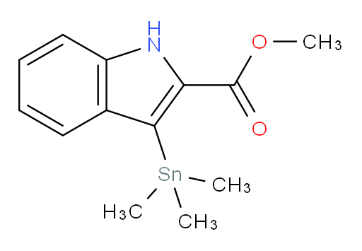 methyl 3-(trimethylstannyl)-1H-indole-2-carboxylate