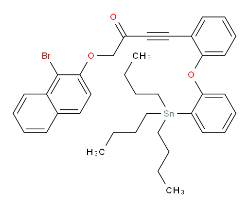 1-((1-溴萘-2-氧基))-4-(2-(2-(三丁基锡基)苯氧基)苯基)丁-3-炔-2-酮