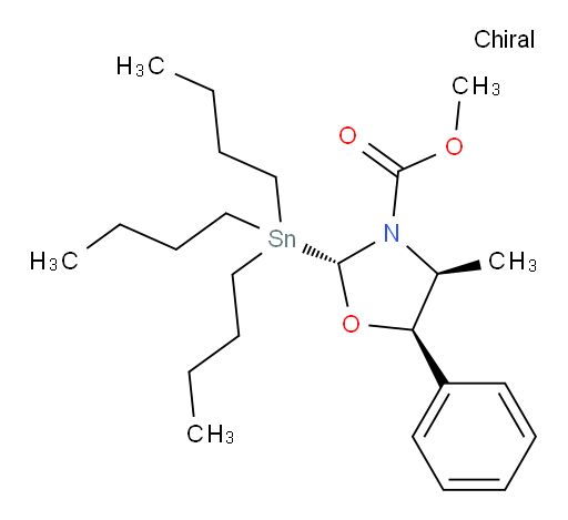 (2R,4S,5R)-methyl 4-methyl-5-phenyl-2-(tributylstannyl)oxazolidine-3-carboxylate